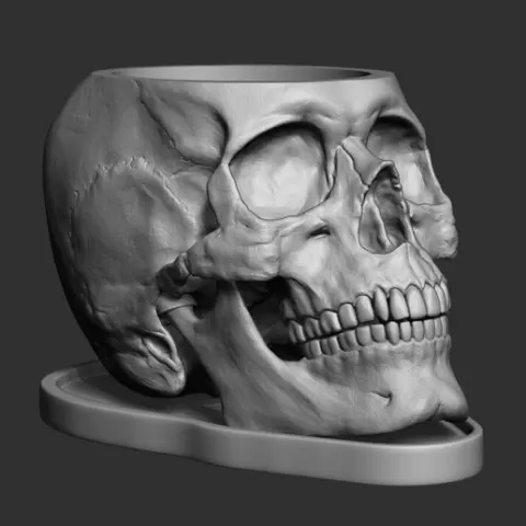 Skull Vase