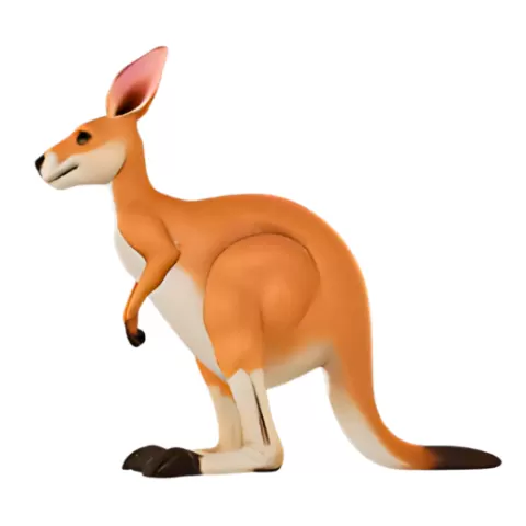 Stylized Kangaroo