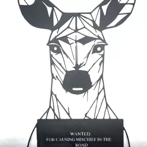 Deer Line Art