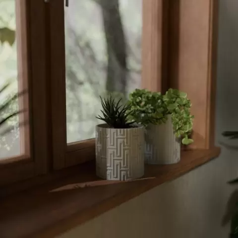 geometric pot