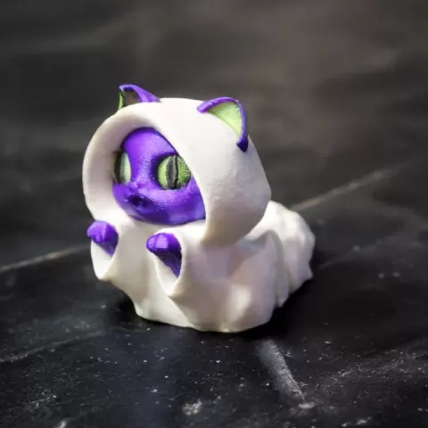 Ghost Kitty by Teal Cat Creative