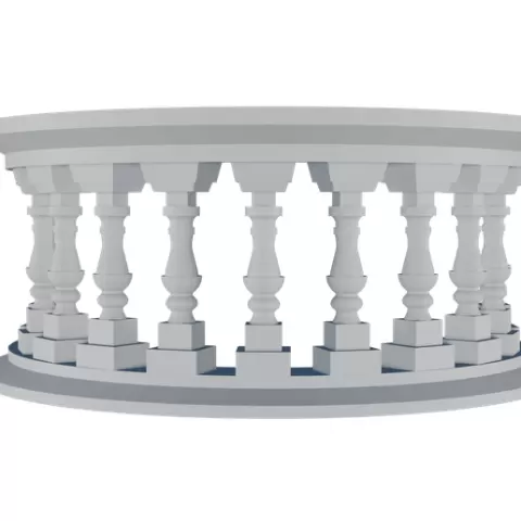 3D Stone Balustrade