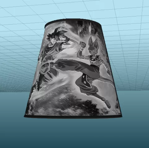 ceiling light goku/beerus