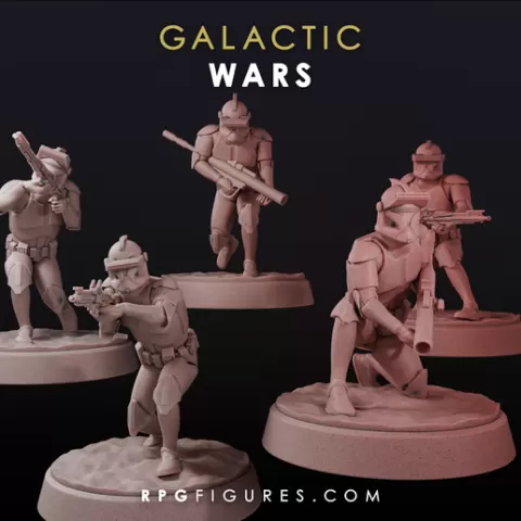 Galactic Wars | Phase 1 Specialist Clone Troopers Team