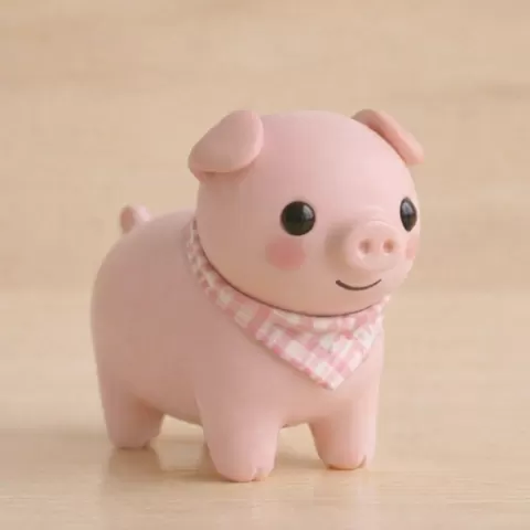 cerdito cochinito chibi kawaii granja decoracion animales de granja dulces paletas yesos velas chocolates