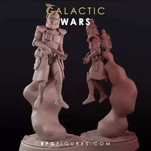 Galactic Wars | Phase 1 Jetpack Clone Trooper