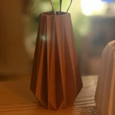Origami vase