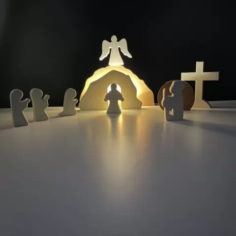 Resurrection Easter Light Set - He is Risen