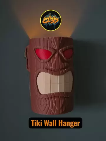Wood Tiki Wall Decor