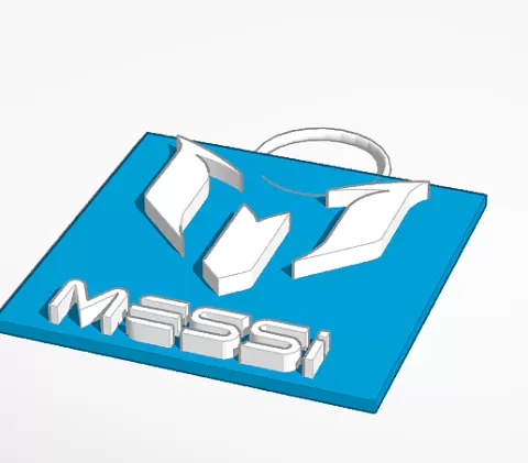 Messi keychain