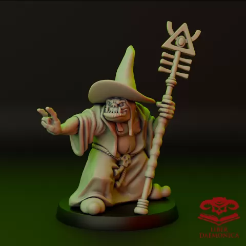 Ork weird wizard by Liber Daemonica
