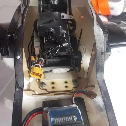 Flywing Bell 206 to Airwolf conversion plates