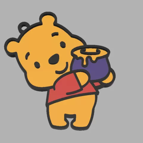 Winnie pooh keychain
