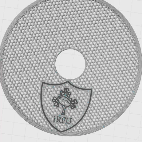 Irish Rugby Football Union (IRFU) Ninja Slushie Drip Tray Insert 3D Print File – Rugby-Themed Accessory