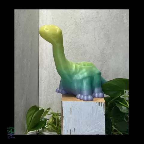 Cute Dino Planter/Container plus Miniatures