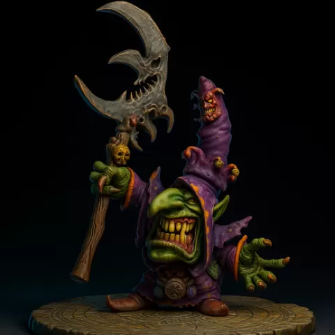 Night Goblin Shaman Wizard Jester King