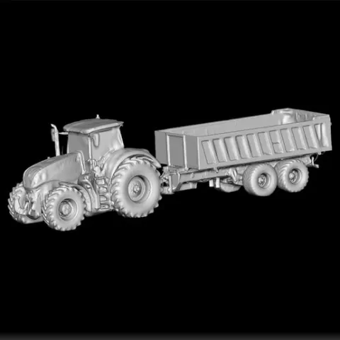 Tractor Holland T7 - Farm Vehicle STL - Agricultural Model - Farming Tractor Print - Heavy Duty Machine