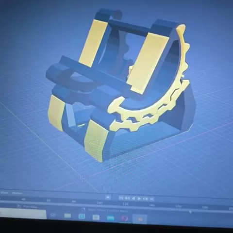 Gear phone stand charging dock