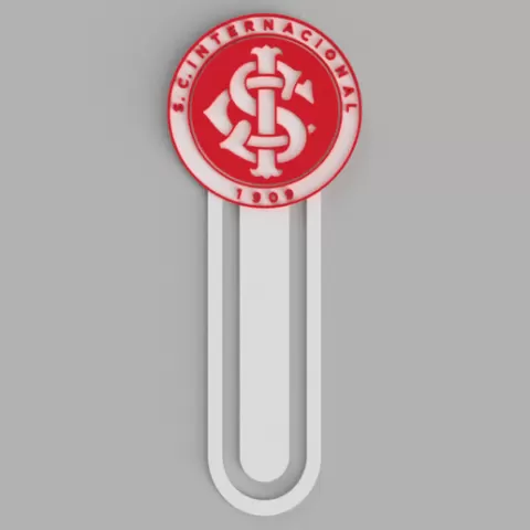 Sport Club Internacional Porto Alegre logo Shield Club Soccer Bookmark for books
