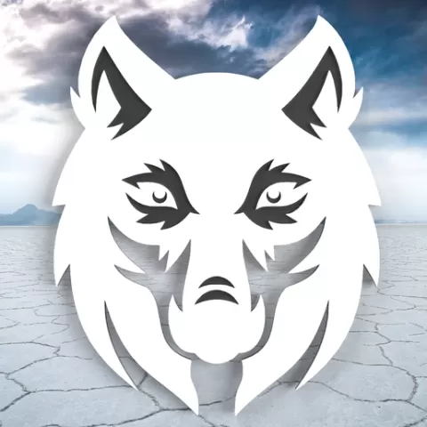 Wolf Face (Commercial License)