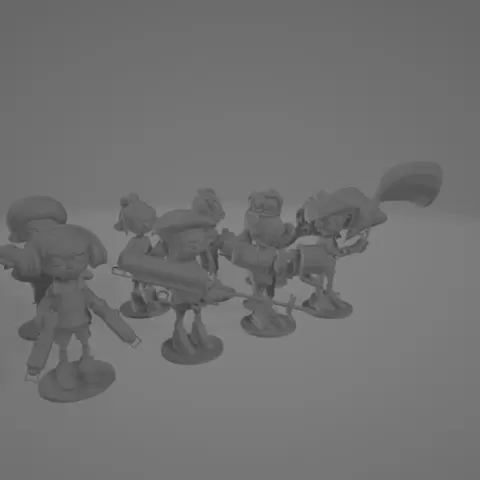 Splatoon 2 Inkling Miniature Collection 2