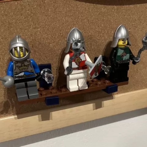 Lego Cork Board Tack Shelf Brackets