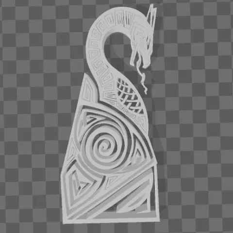 Dracaufeu - Celtic charizard + stand