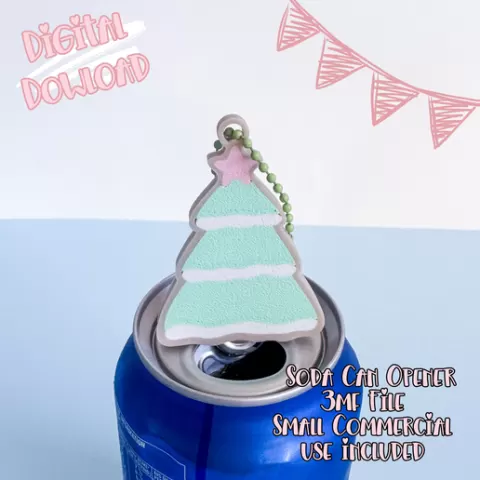 Gingerbread Tree Cookie Soda Can Opener