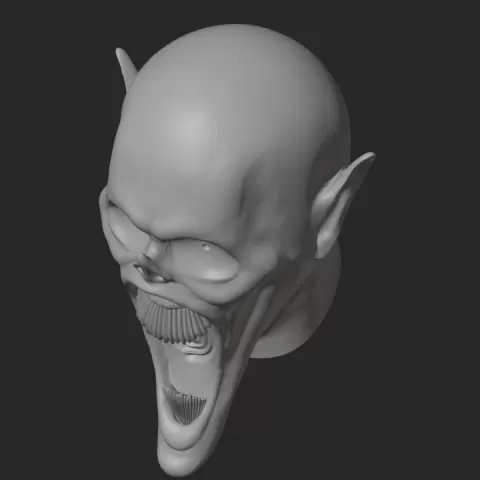 Jaw Monster Mask 3d Stl File | Jaw Monster Mask Digital File by Adam Kakolewski