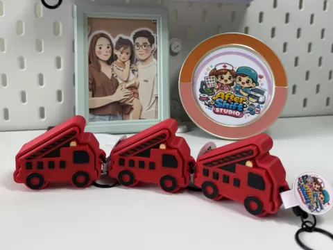 Fire Truck Fidget Clicker Toy