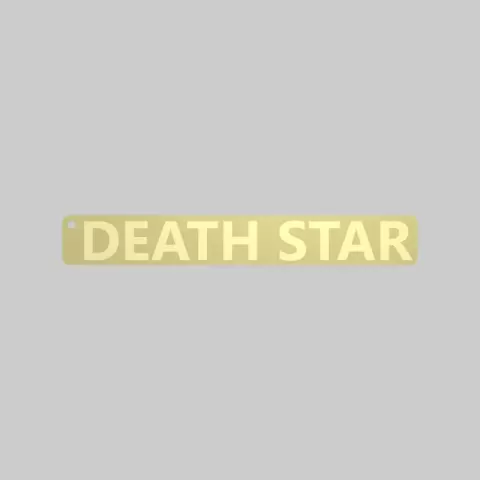 DEATH STAR star wars keychainby XP3Design