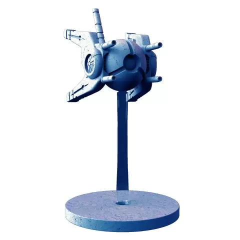 Gun Drone - Sci-fi Robot STL by Battle Systems