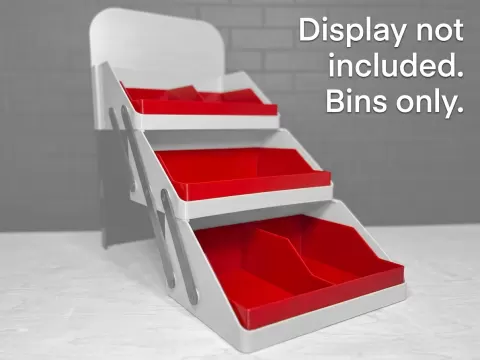 Bins for Foldable Coaster & Jewelry Display