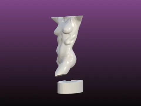 Sculpted Female Bust