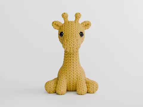 Knitted Giraffe