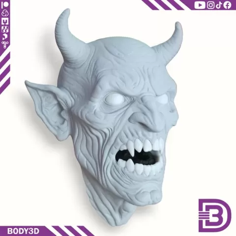 Nightmare Wall Head ( No Support ) by BODY3D