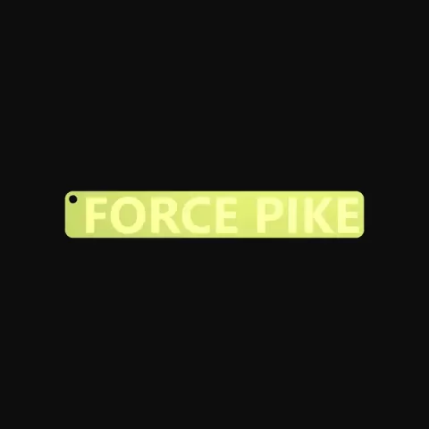 FORCE PIKE 1 star wars keychainby XP3Design
