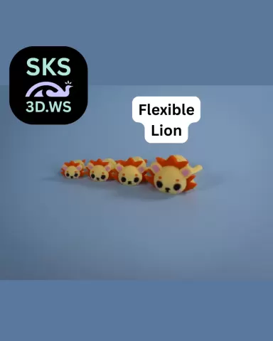 Lion Fidget articulation free model