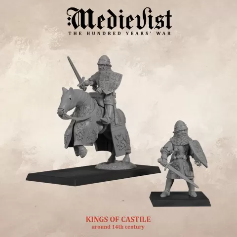 Kings of Castile, around 14th century by Medievist: Miniature & Games