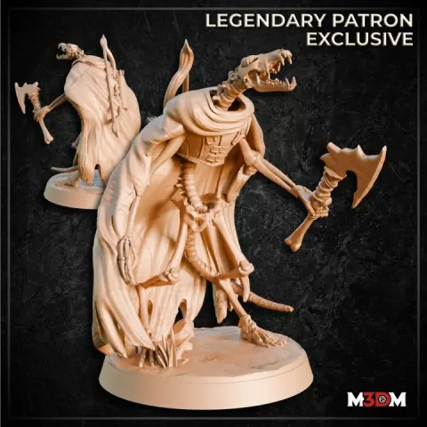 Skeleton Werewolf Ranger (Action) by M3DM