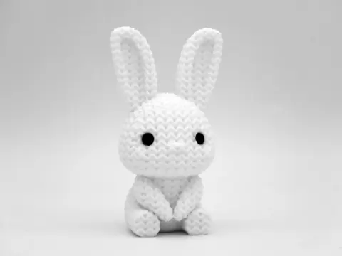 Knitted Easter Bunny Rabbit