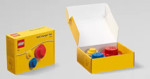 Lego Wall Hanger (threaded version)