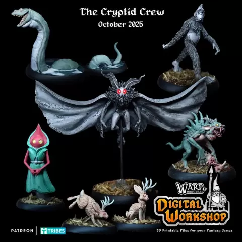 The Cryptid Crew by Warp Miniatures