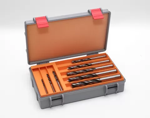 Rugged Box with Horizontal Inserts (Parametric)