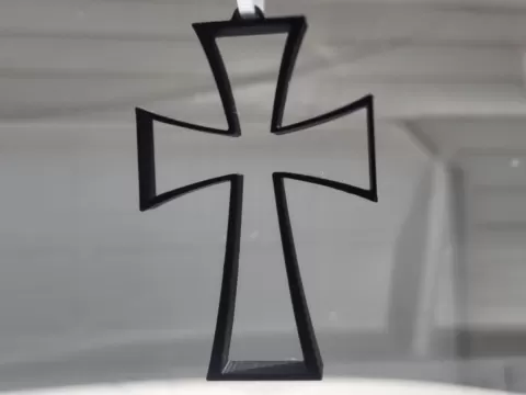 Jesus Cross Car Tag