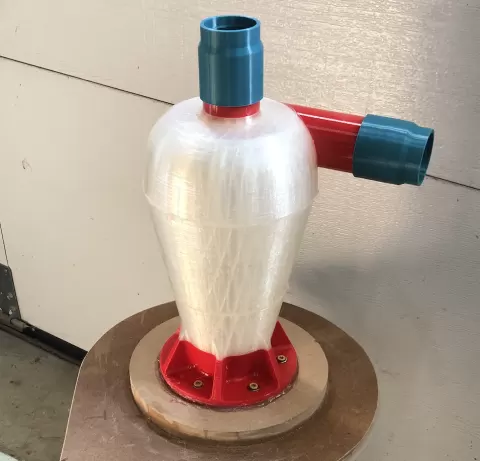 Cyclone Vacuum Dust Separator. Version 4.1 (1 to 1-1/2" hose)