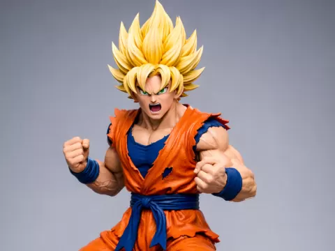 GOKU IN FIGTHING STANCE