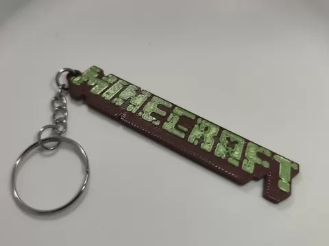 Minecraft keychain