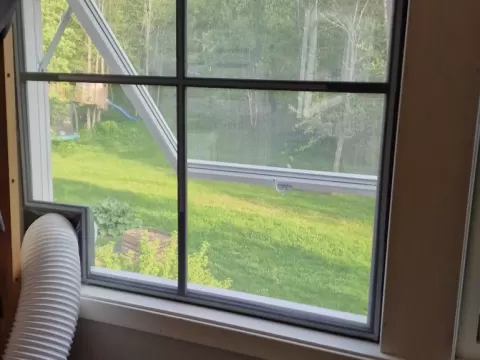 Modular Window Screen Frame & Ventilation Duct