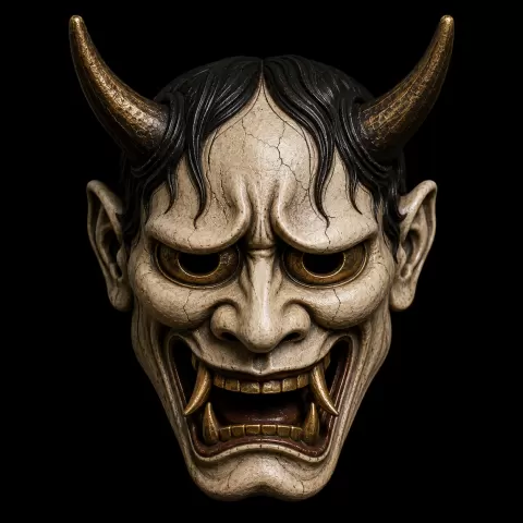 DEMONIC ONI MASK – LEGENDS MASK COLLECTION #08
